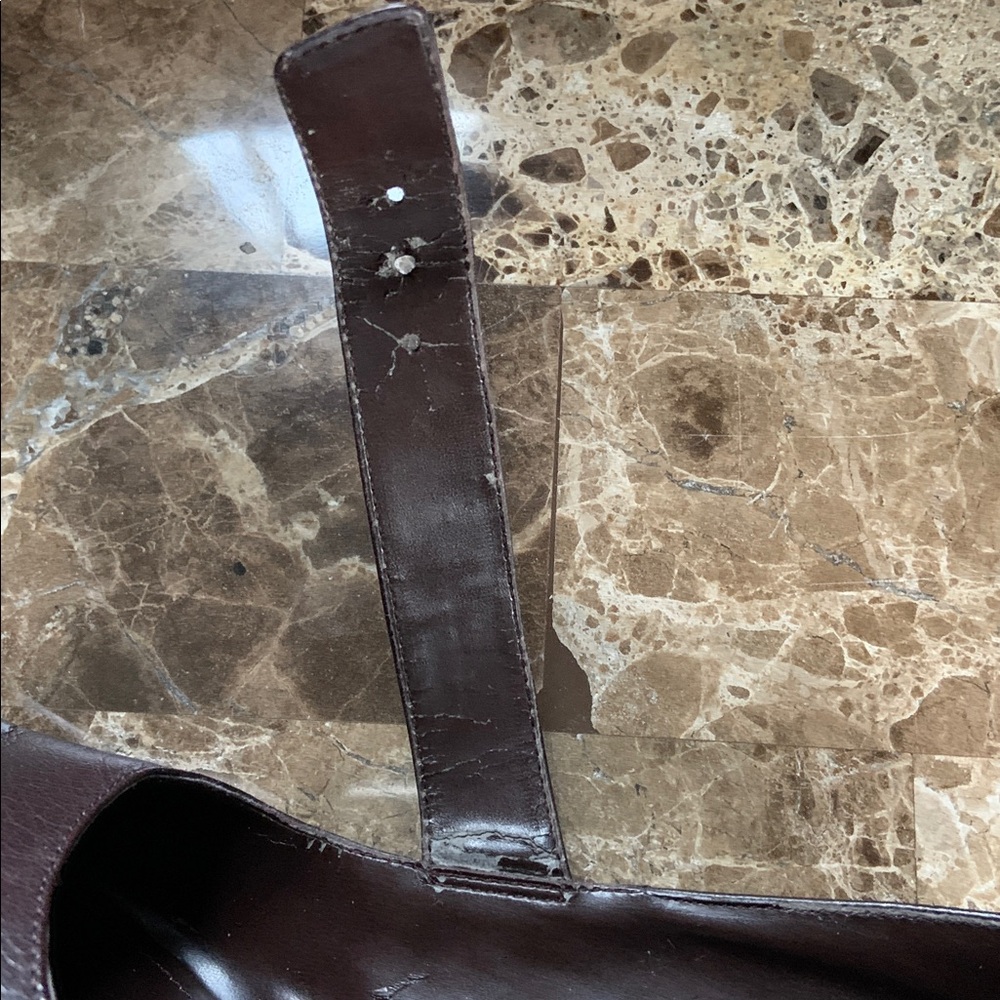 Brown Heeled Mary Jane Shoes - Picture 10 of 12